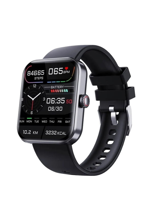 1.91" Black Slim Design Stylish Smartwatch