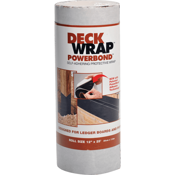 MFM Building Products MFM PowerBond DeckWrap Deck Flash Barrier - Single Pack Residential Use, Standard Application