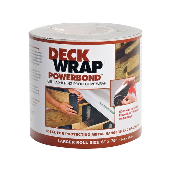 MFM Building Products MFM PowerBond DeckWrap Deck Flash Barrier - Single Pack Residential Use, Standard Application
