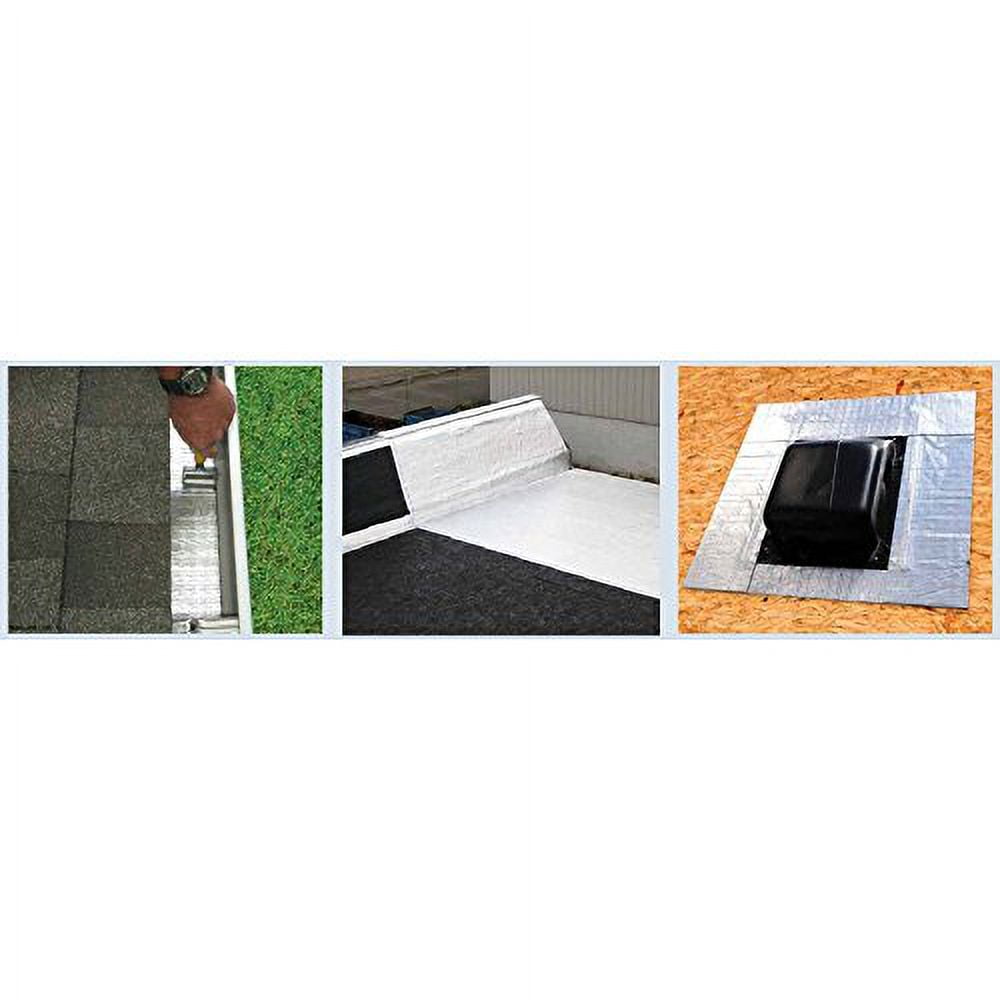 MFM Peel & Seal Self Stick Roll Roofing (1, 6in. White)
