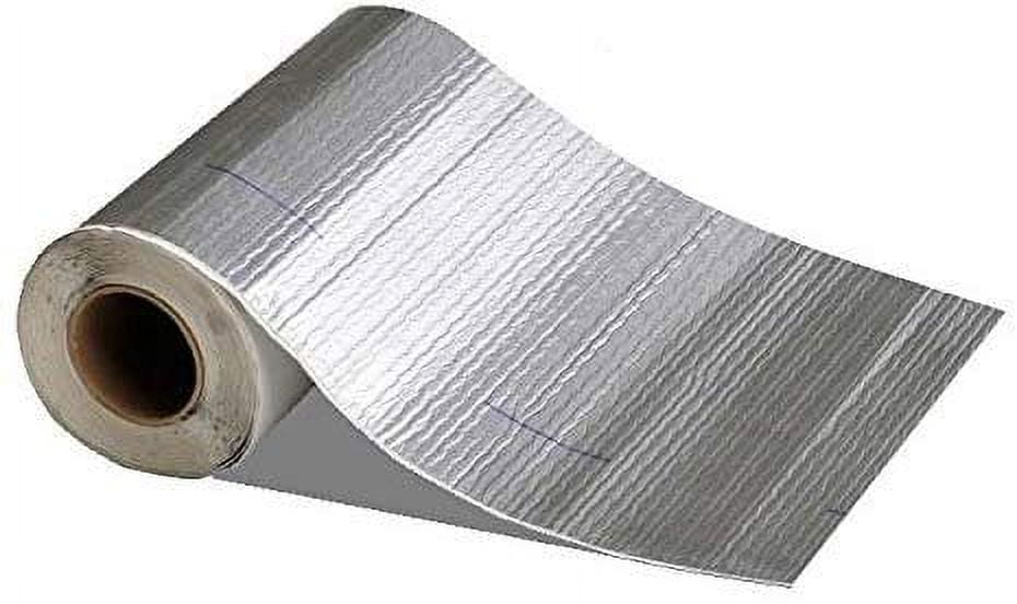 Mfm Building Products Peel & Seal Self Stick Roll Roofing - Waterproof - 4 Pack, 9" x 33.5' Aluminum
