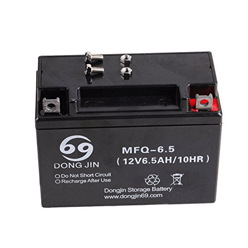 MFQ-6.5 12V 6.5AH Rechargeable Battery – Replacement For Scooters, ATVs, Go-Karts, Dirt Bikes & Generators