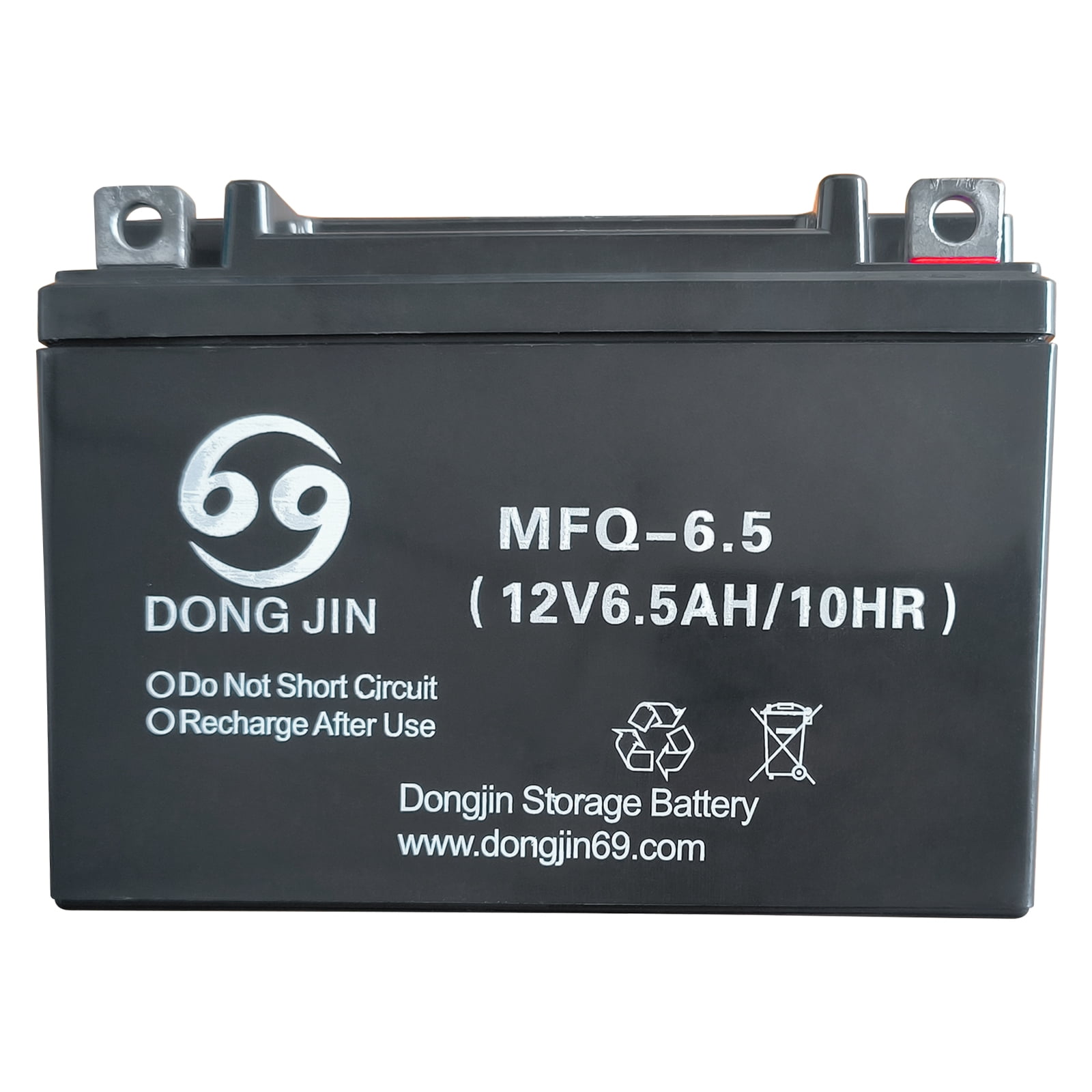 MFQ-6.5 12V 6.5AH Replaces Motorcycle Battery for Electric Bike Scooter Go Kart ATV Pit Dirt Bike Mini Bike Generator Quad Buggy Golf Cart p4500i BD 250-7 iGen4500 RPS Hawk 250