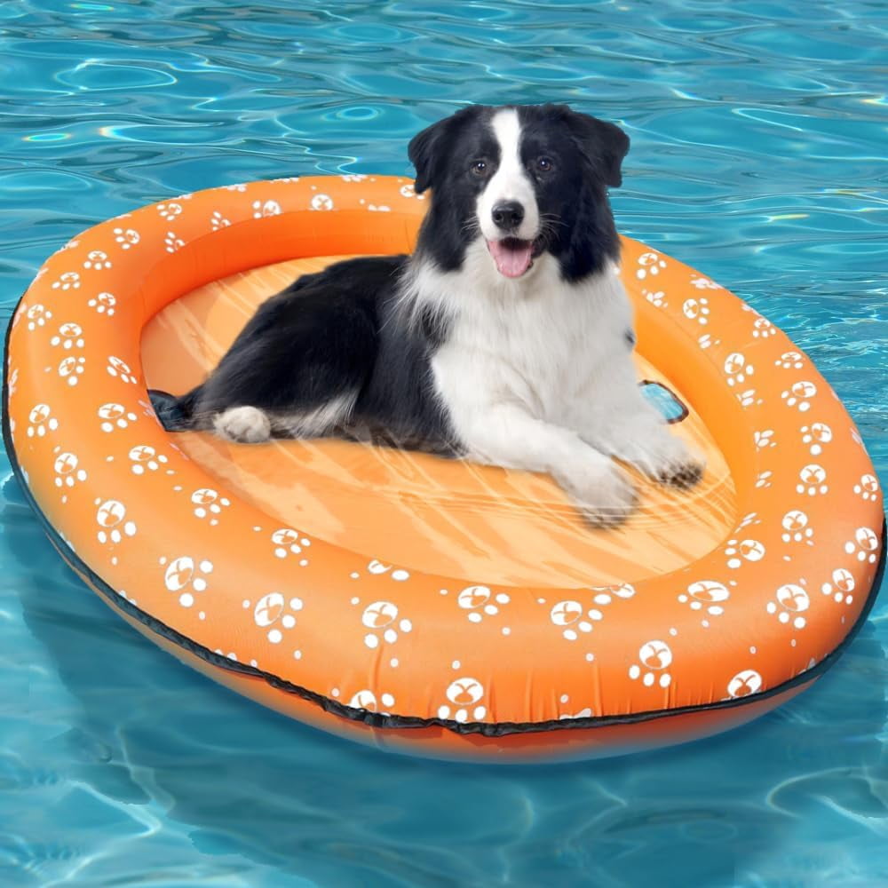 Dog Floatie Inflatable Pool Float For Adult Dogs And Puppies