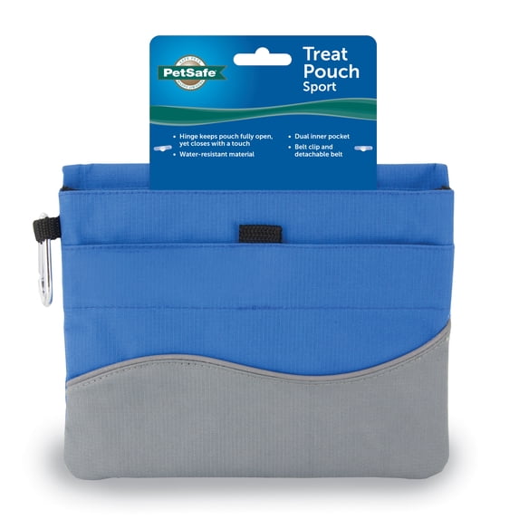 PetSafe Treat Pouch Sport- Durable, Convenient Dog Training Accessory, standard, Cadet Blue