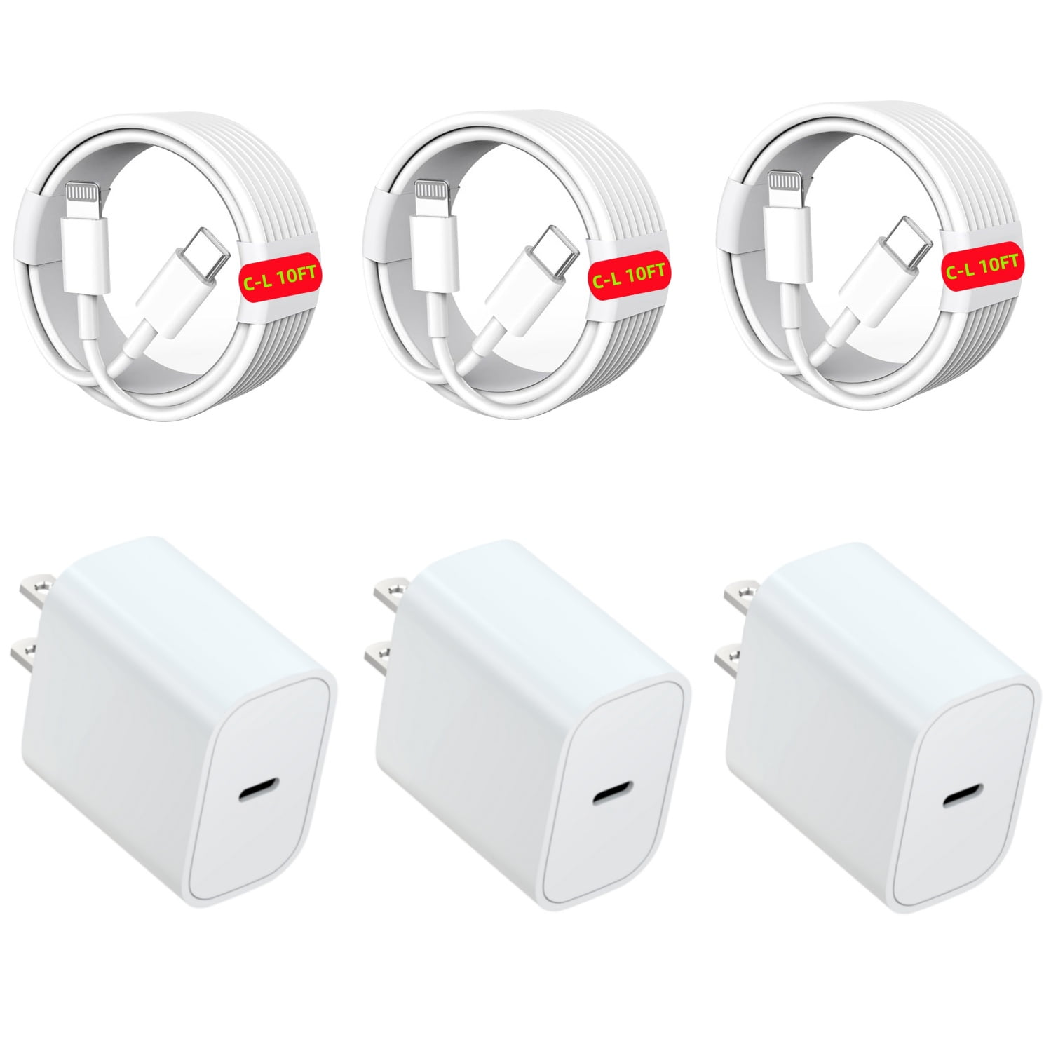 [MFi ]For Phone 14 13 12 Fast Charger, 20W PD USB C Wall Charger with 10ft Fast Charging Cable for Phone 14/13/12/12 Pro/12 Pro Max/11/11 Pro/11 Pro Max/XR/X