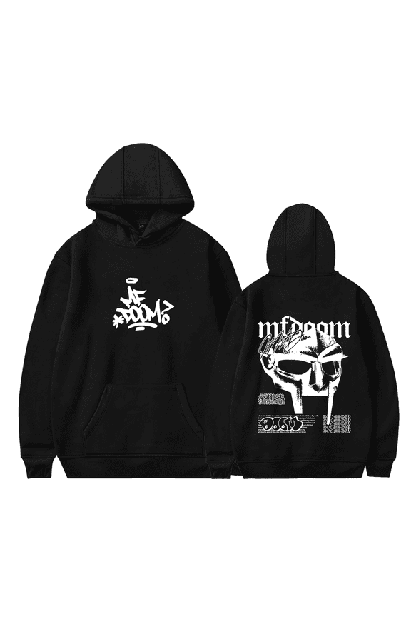 MFs Music Rapper Dooms Merch Hoodie Novelty Print Sweatshirts Casual Pullover Long Sleeve Men Women
