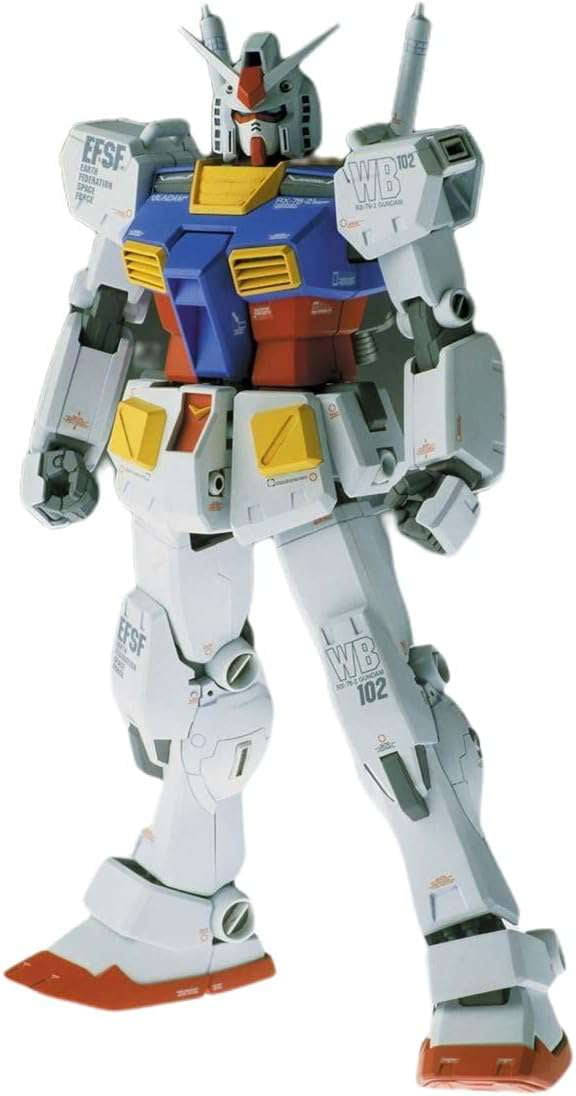 Scrub Rx BANDAI Hobby RX-78-2 Gundam Ver. Ka Model Kit, 1/100 Scale, Poseable ...