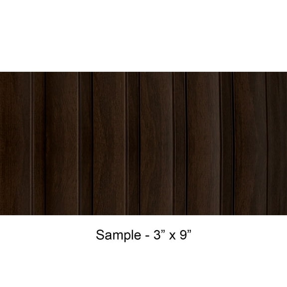 MG-1001 Large Wood Slat Walls Sample 3 in x 9 in, Wenge - 1 Piece
