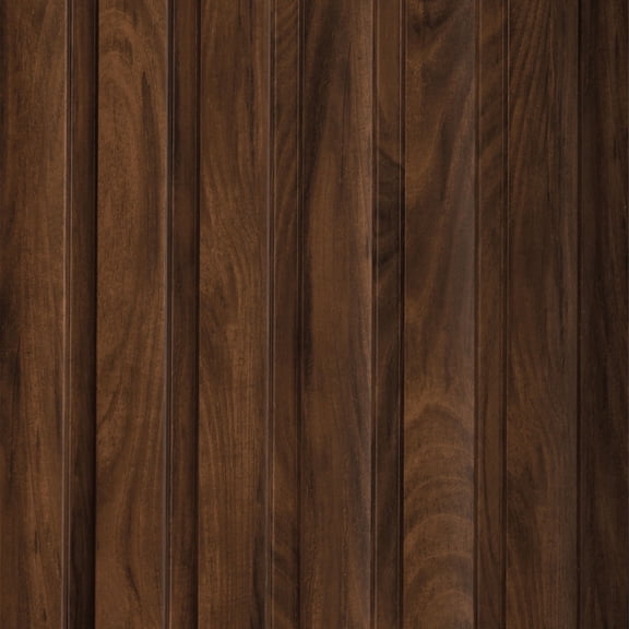 MG-1002 Large Slats Brazilian Cherry Polystyrene Wood Slat Walls (73.5 Sq.ft / Pack) - 10 Pieces