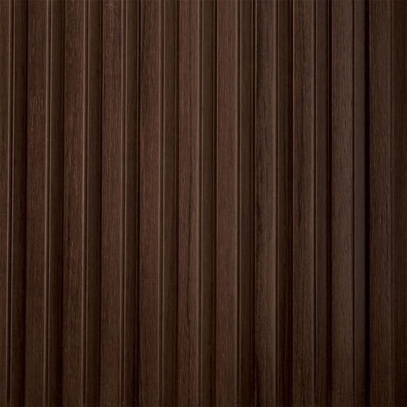 MG-1012 Medium Slats Teak Polystyrene Wood Slat Walls (73.5 Sq.ft / Pack) - 10 Pieces
