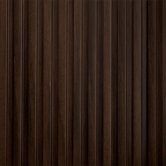 MG-1014 Medium Slats Wined Polystyrene Wood Slat Walls (73.5 Sq.ft / Pack) - 10 Pieces