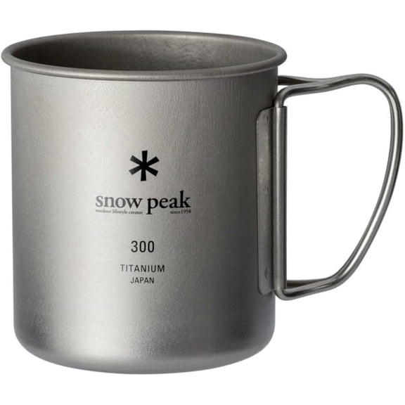 MG-142 Mug, Titanium Single Mug, Capacity 10.1 fl oz (300 ml), Lightweight, Outdoor Camping