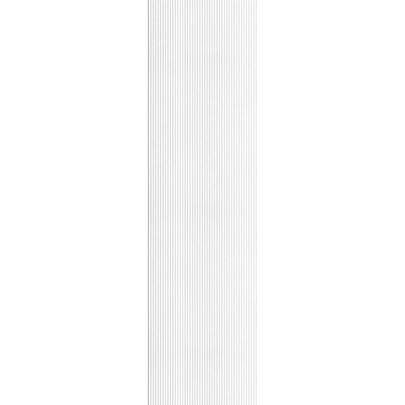 MG-2012 Rounded Mini Slats White 94.5 in x 12 in Polystyrene Wood Slat Walls (78.8 Sq.ft / Pack) - 10 Pieces