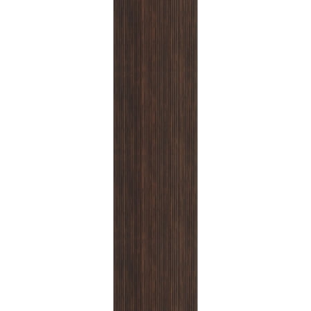 MG-2013 Rounded Mini Slats Wenge 94.5 in x 12 in Polystyrene Wood Slat Walls (78.8 Sq.ft / Pack) - 10 Pieces
