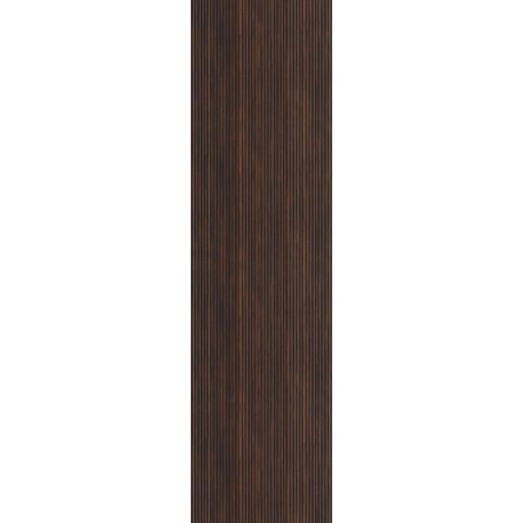MG-2013 Rounded Mini Slats Wenge 94.5 in x 12 in Polystyrene Wood Slat Walls (78.8 Sq.ft / Pack) - 10 Pieces