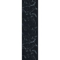 MG-2017 Mini Tambour Slats Black Marble 94.5 in x 12 in Polystyrene Wood Slat Walls (78.8 Sq.ft / Pack) - 10 Pieces