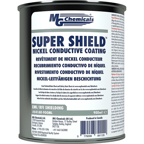 MG CHEMICALS 841AR-900ML, Chemicals Super Shield Nickel Conductive Coating