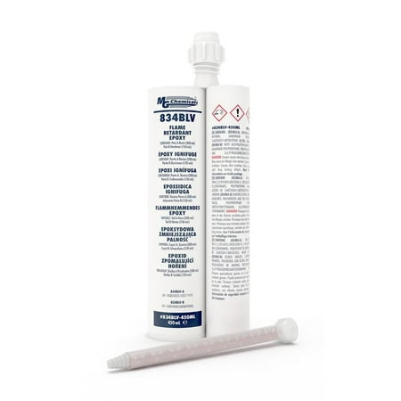 MG Chemicals 834BLV-450ML Flame Retardant Epoxy, 2-Part Dual Cartridge