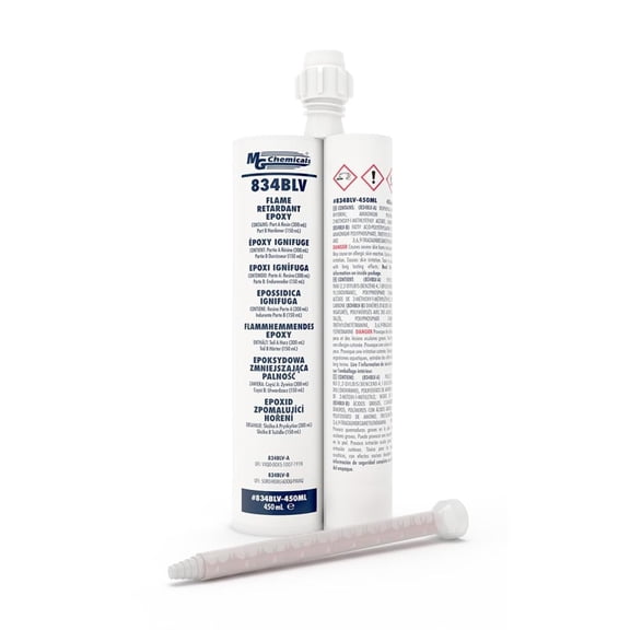 MG Chemicals 834BLV-450ML Flame Retardant Epoxy, 2-Part Dual Cartridge