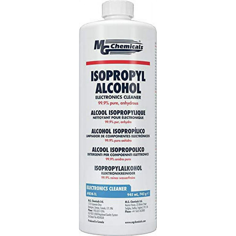 MG Chemicals 99.9% Isopropyl Alcohol Electronics Cleaner, 945 mL