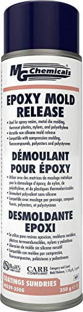 MG Chemicals Non-Silicone Epoxy Mold Release, 12.3 oz Aerosol (8329-350G)