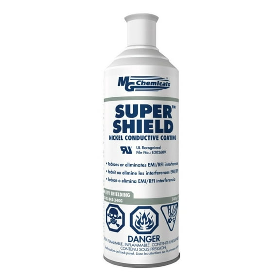 MG Chemicals Super Shield Nickel Conductive Coating, 340g 12 Oz Aerosol Can