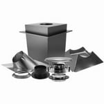 M&G DURAVENT INC DuraVent DuraPlus 6 in. Dia. x 17 in. L Galvanized Steel Vertical Installation Kit - Case of: 1;