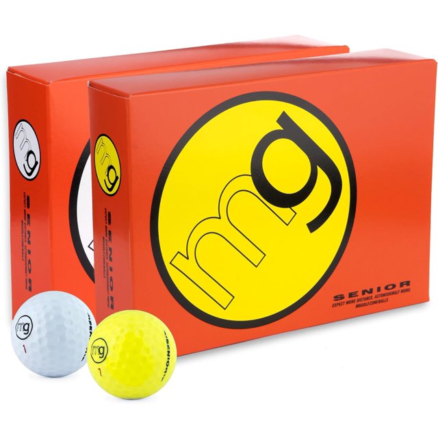 MG Golf Balls Senior Longest with Speed, Distance, & Maximum Enjoyment
