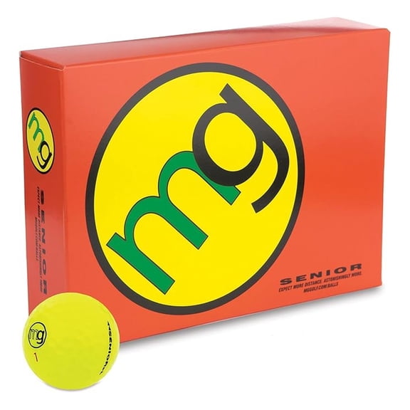 MG Golf Balls Senior Longest with Speed, Distance, & Maximum Enjoyment (1-Dozen)