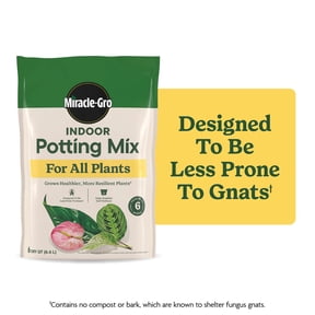Miracle-Gro Indoor Potting Mix for All Plants, Use with Houseplants and More, 6 qt.