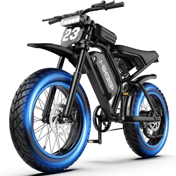 20" Fat Tire Electric Bike for Adults, 1500W Peak Mountain E-Bike, 48V 17.5Ah Long Range Electric Bicycle, Snow Beach Ebike UL2849 Certified