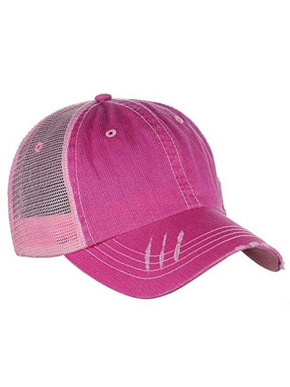 MG Low Profile Special Cotton Mesh Cap-Fuchsia