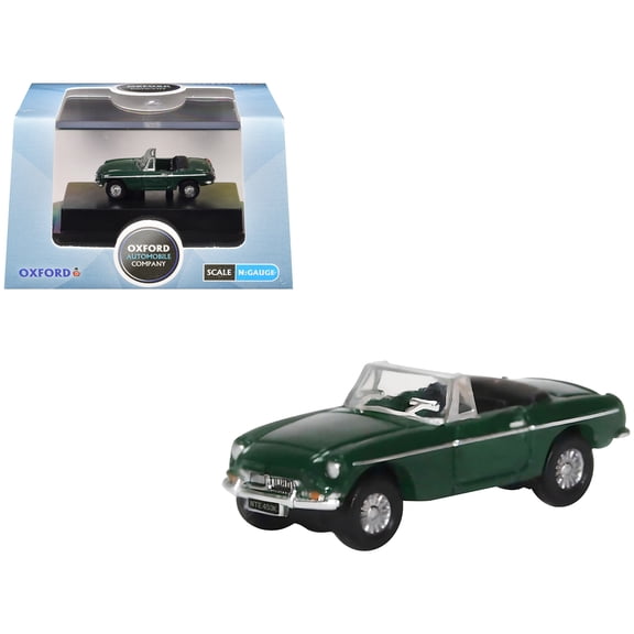MG MGB Roadster RHD (Right Hand Drive) British Racing Green 1/148 (N) Scale Diecast Model Car by Oxford Diecast