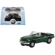 MG MGB Roadster RHD Right Hand Drive British Racing Green 1/148 N Scale Diecast Model car by Oxford Diecast