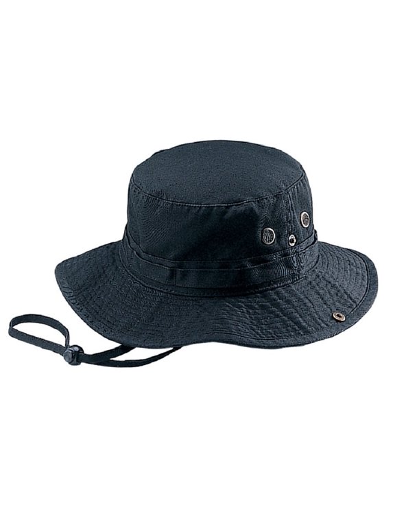 MG Men's Washed Cotton Twill Chin Cord Outdoor Hunting Hat