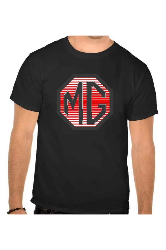 MG Motor Logo Auto Logo Schwarz Kinder T-Shirt -999 -Kids