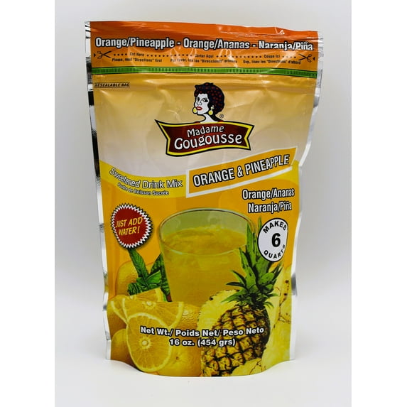 Guiixens Mango Orange Pineapple Punch Drink Mix, 16 oz