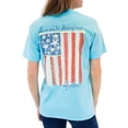 thumbnail image 1 of MG Palmer Always Sweet Youth Sea to Shining Sea Short Sleeve T-Shirt-Pool-Small, 1 of 4