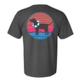 thumbnail image 1 of MG Palmer Black Lab With Shades On Retro Design Women's Short Sleeve T-shirt, 1 of 4