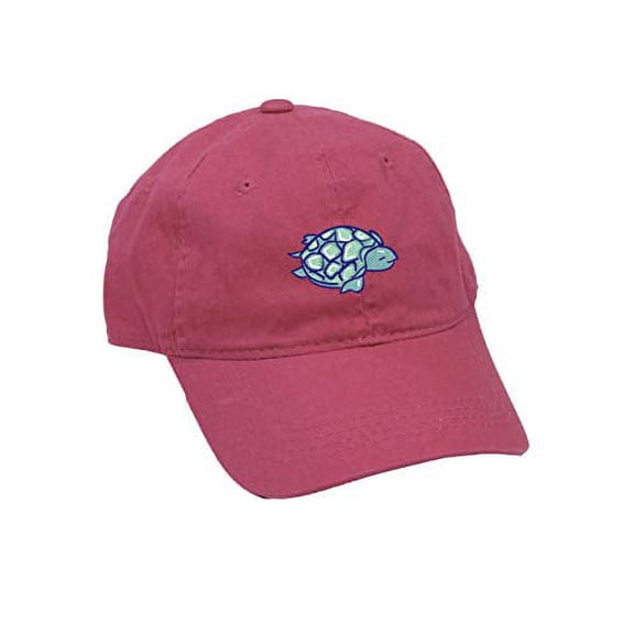 MG Palmer Sea Turtle Mary Oxford Cloth Hat-One Size Pink