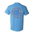 thumbnail image 1 of MG Palmer The World is Your Oyster Short Sleeve Unisex Tee-Heather Sapphire-Medium, 1 of 4