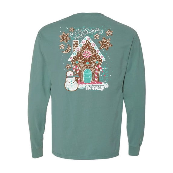 MG Palmer Women's Candy Cane Lane Cotton Long Sleeve T-shirt