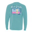 thumbnail image 1 of MG Palmer Women's Cotton Live Simply Camper Long Sleeve T-shirt, 1 of 4