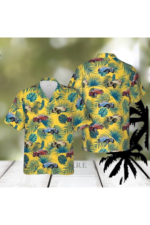 MG TC Aloha Hawaiian Shirt Men And Women Beach Shirt