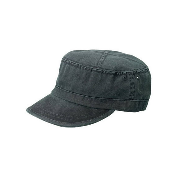 MG Unisex Enzyme Washed Camouflage Cap-9028 - Black