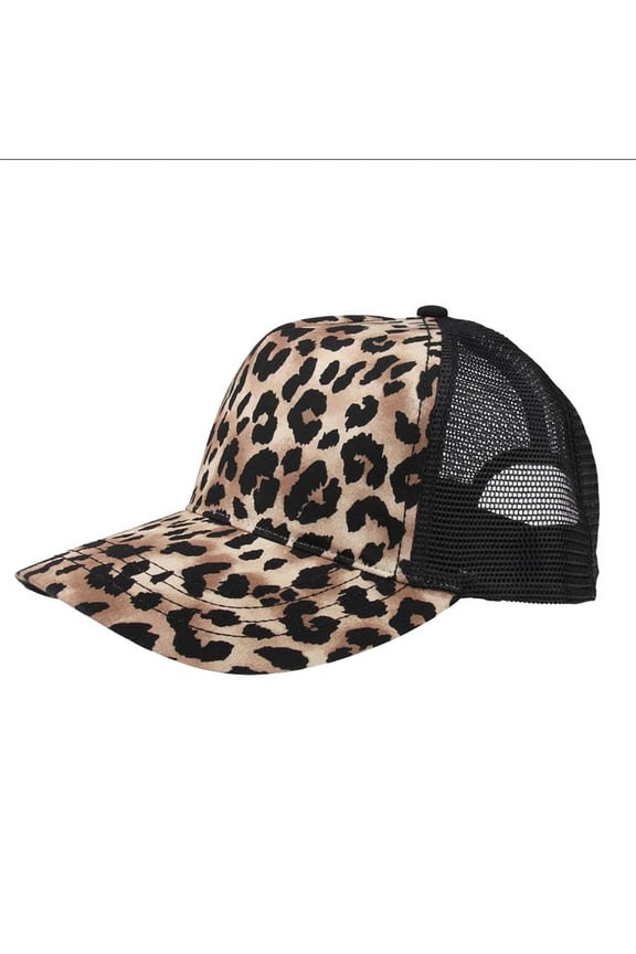 MG Unisex Fashion Animal Print Trucker Cap-6885 - Brown