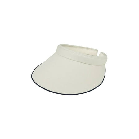 MG Women's Cotton Twill Clip-On Visor-4115