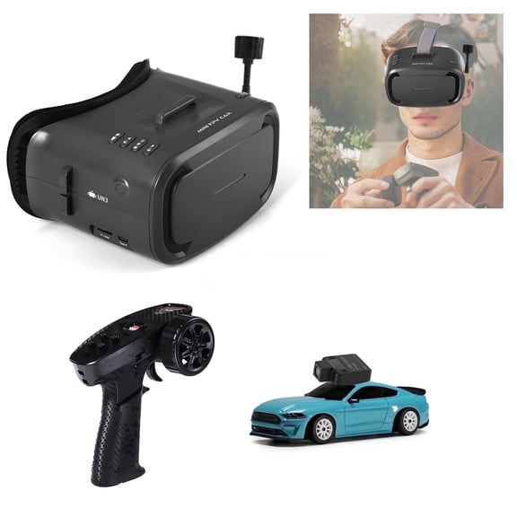 XRELIATECH MG034 4WD FPV RC Drift Car with Goggles&Camera,20KM/H, Gyro,Drift & Racing Tires