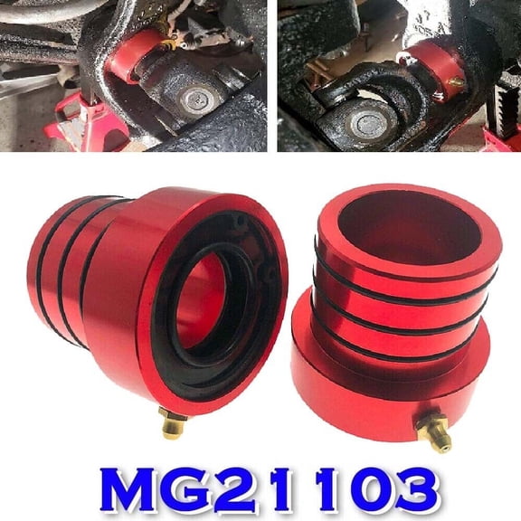 MG21103 Front Inner Outer Axle Tube Seal Kit Red For Jeep Wrangler JK TJ XY YJ